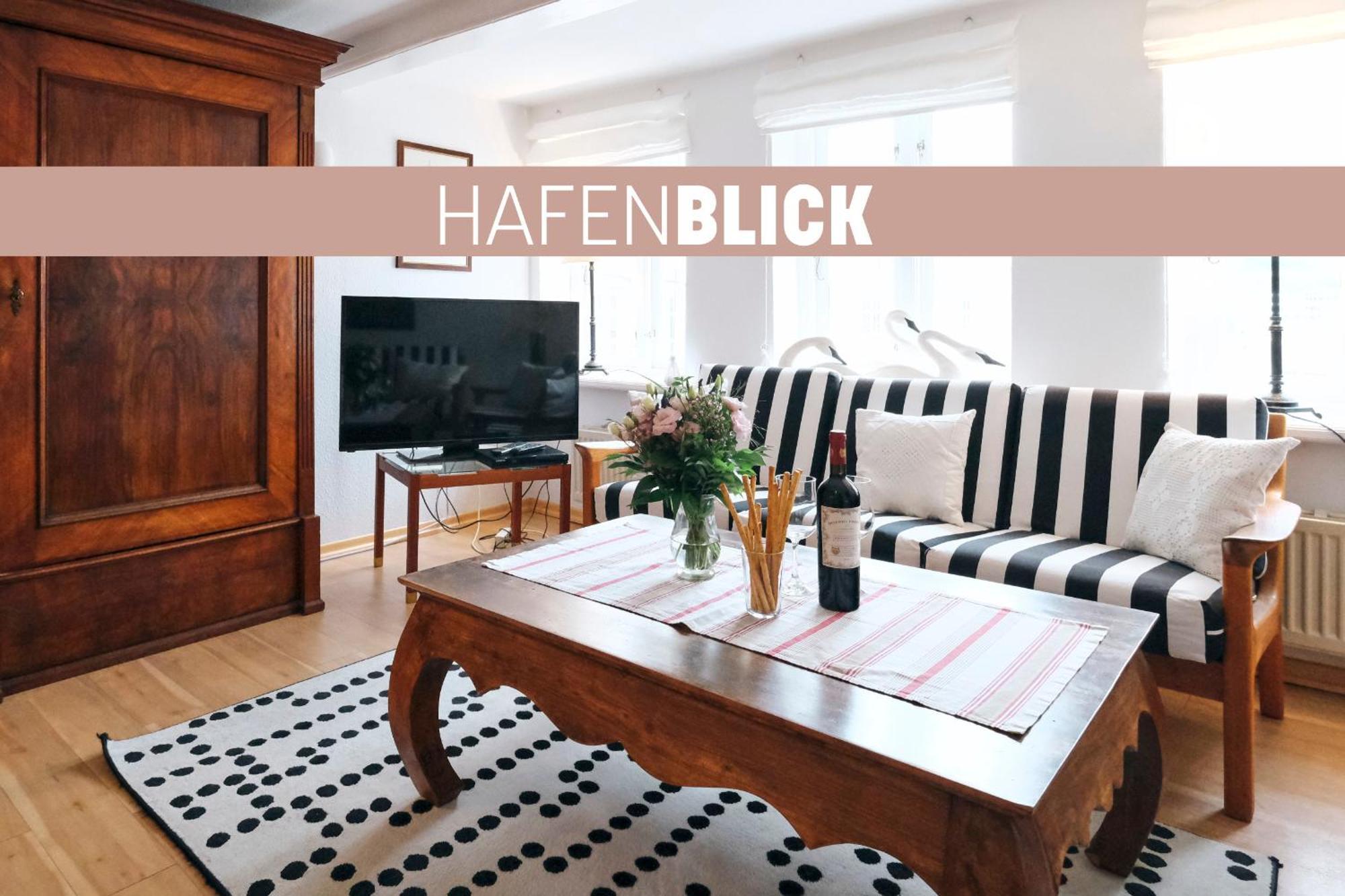 Hafenblick Ferienwohnung In Der Altstadt Mit Parkplatz Flensburg Dış mekan fotoğraf